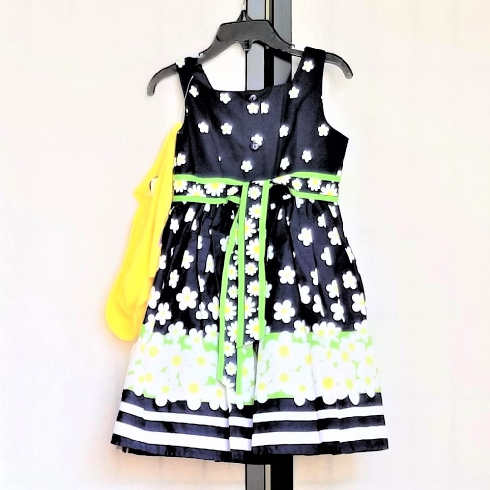 Youngland Party Dress Girls 4 NEW 2pc Floral - Picture 4 of 6